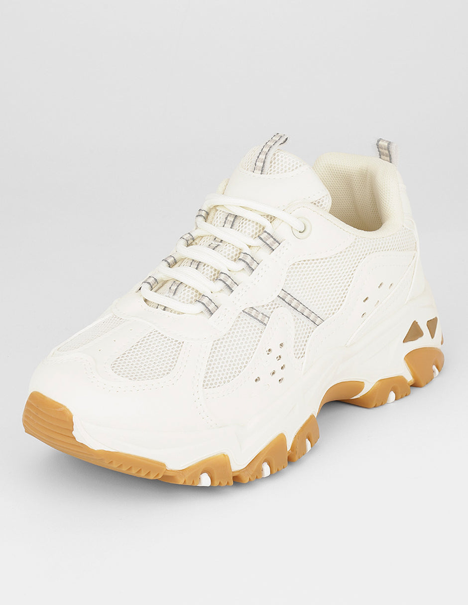 Tenis tipo deportivo  Highline en Textil – Beige