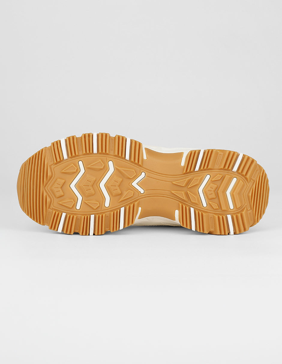 Tenis tipo deportivo  Highline en Textil – Beige
