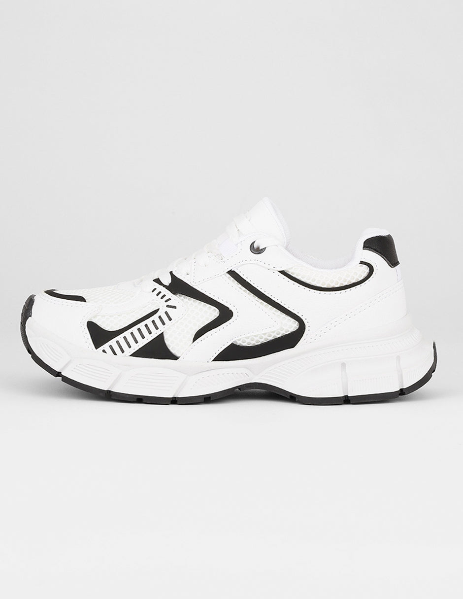 Tenis tipo deportivo Exterior Textil Color Blanco Para Mujer De RBCOLLECTION