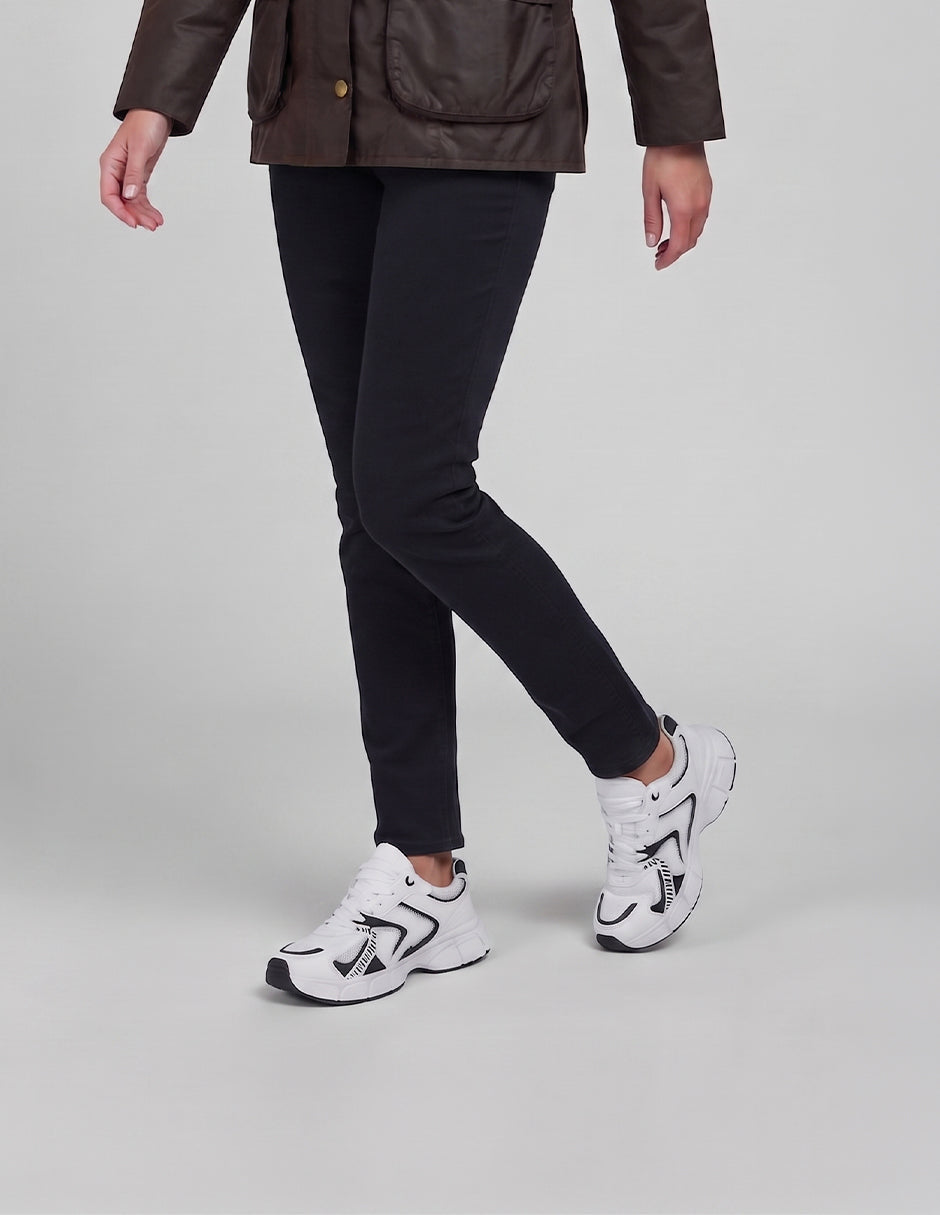 Tenis tipo deportivo  Highline en Textil – Blanco
