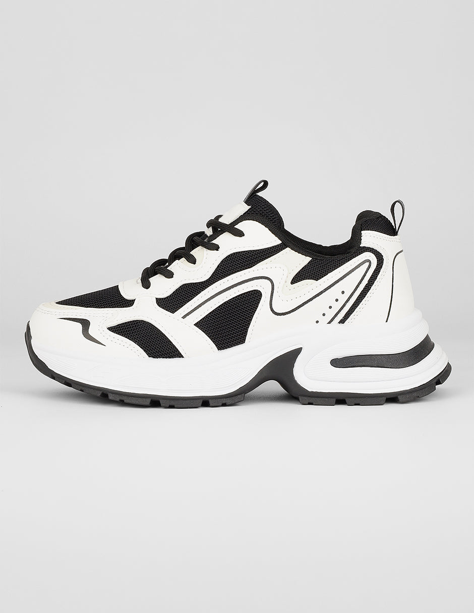 Tenis tipo deportivo Exterior Textil Color Blanco Para Mujer De RBCOLLECTION
