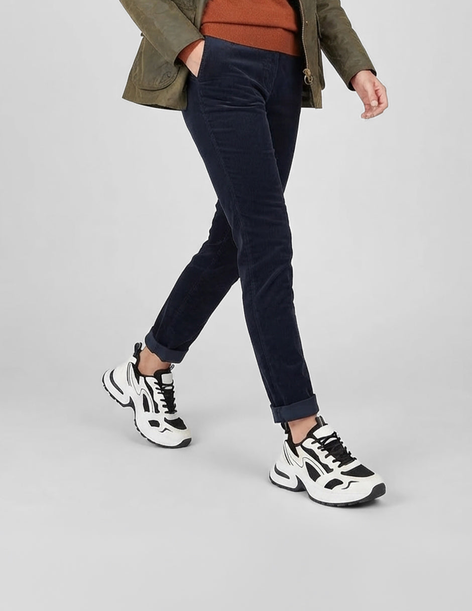 Tenis tipo deportivo HIGHLINE en Textil – Blanco