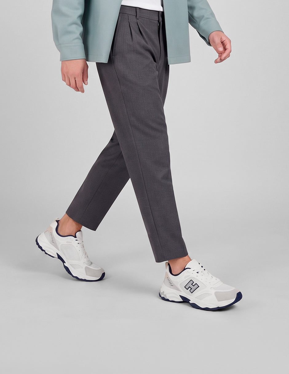 Tenis tipo deportivo Creed en Textil – Blanco