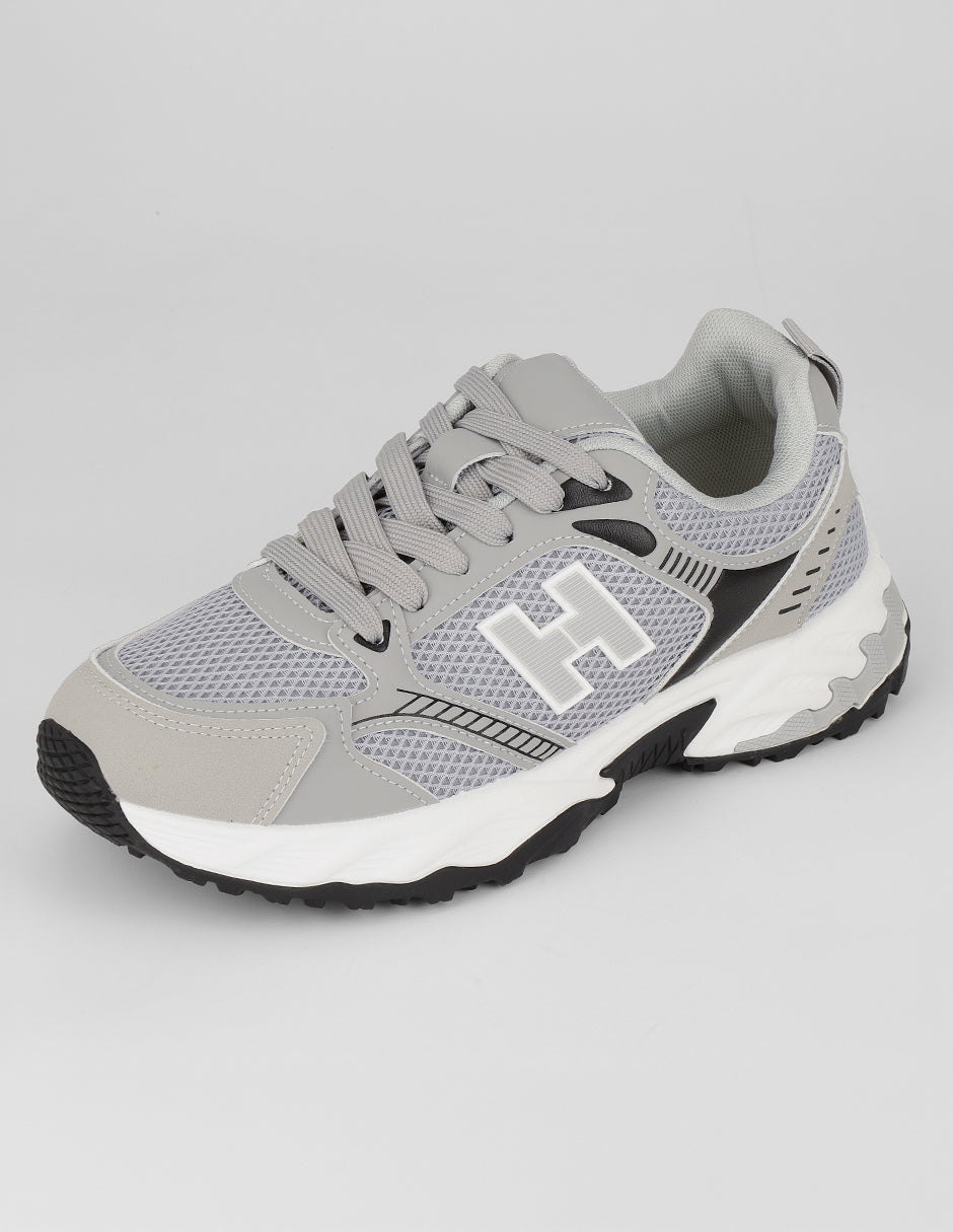 Tenis tipo deportivo Creed en Textil – Gris