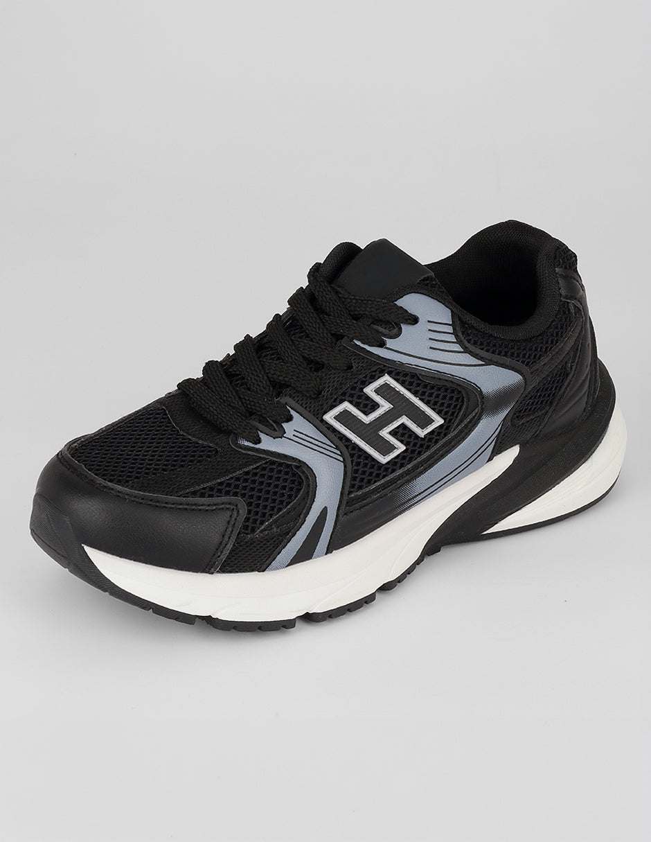Tenis tipo deportivo Creed en Textil – Negro