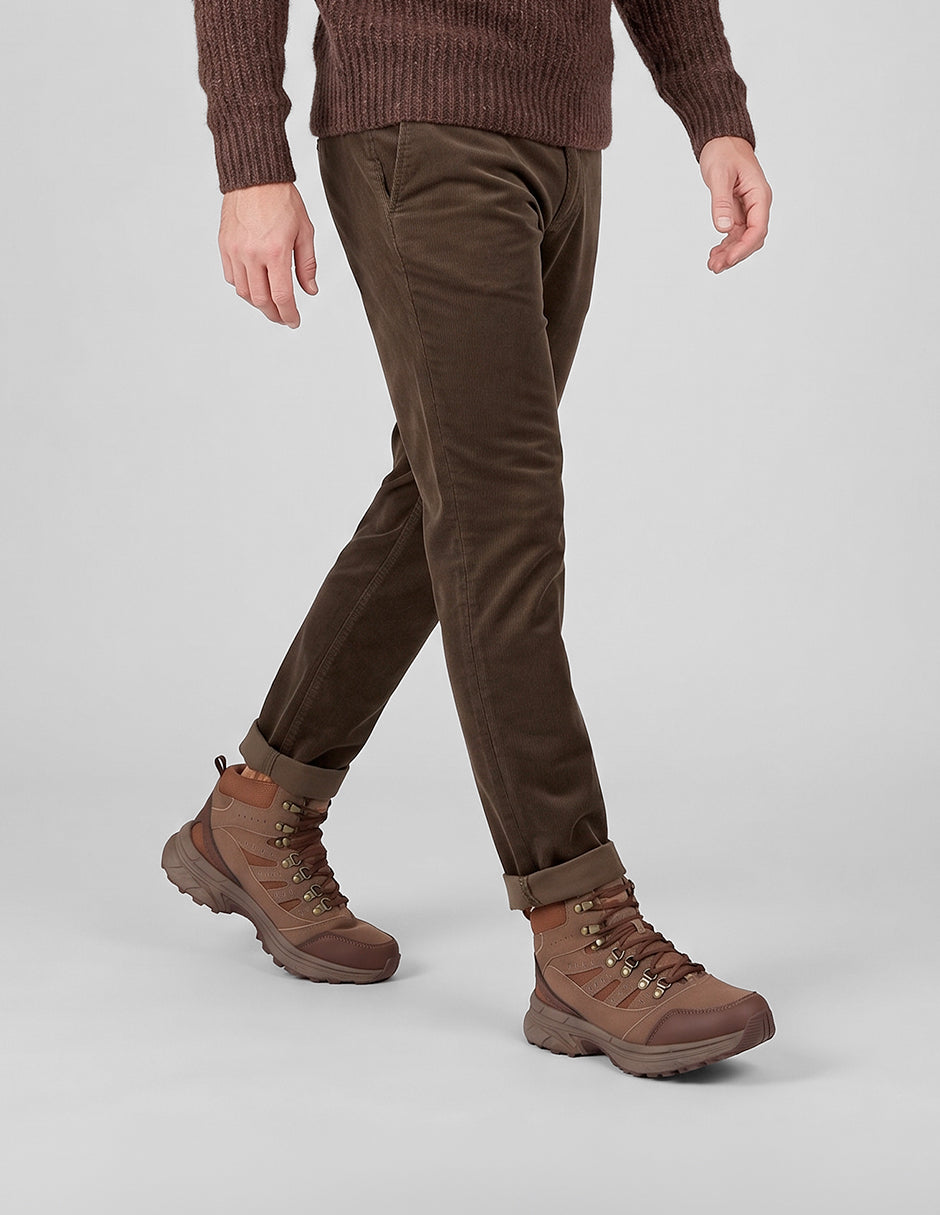 Botas de senderismo Hiking en Textil – Café