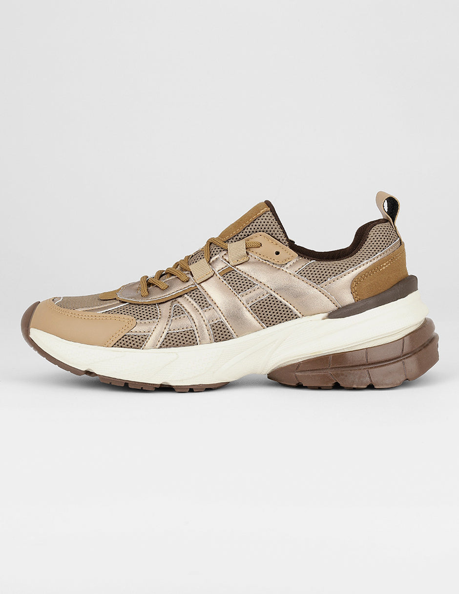 Tenis para entrenamiento Exterior Textil Color Café Para Mujer De RBMOVE