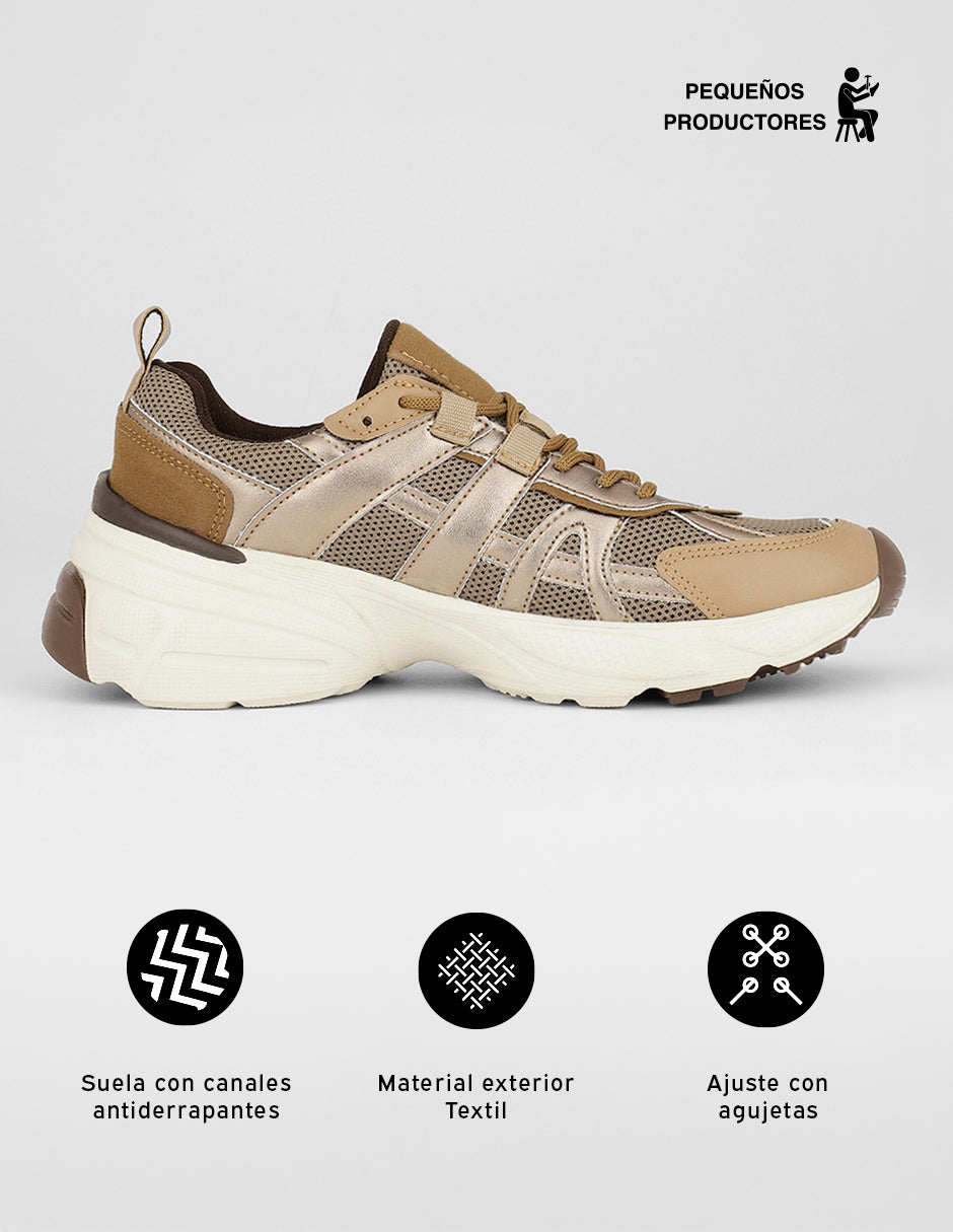Tenis para entrenamiento  Highline en Textil – Café