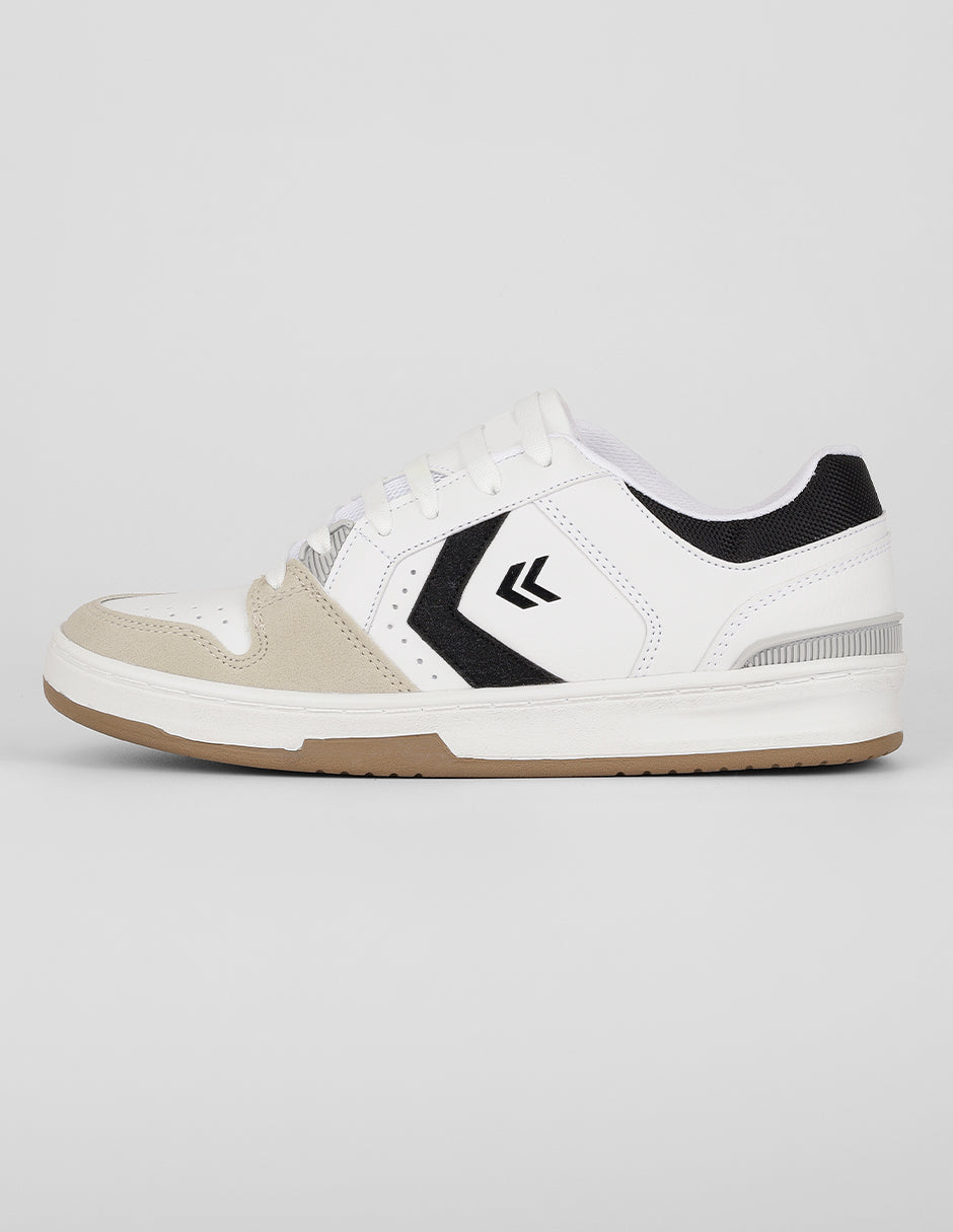 Tenis con cordones Exterior Piel vegana Color Blanco Para Hombre De RBCOLLECTION