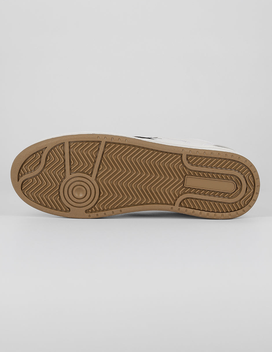Tenis con cordones Urban en Piel vegana – Blanco