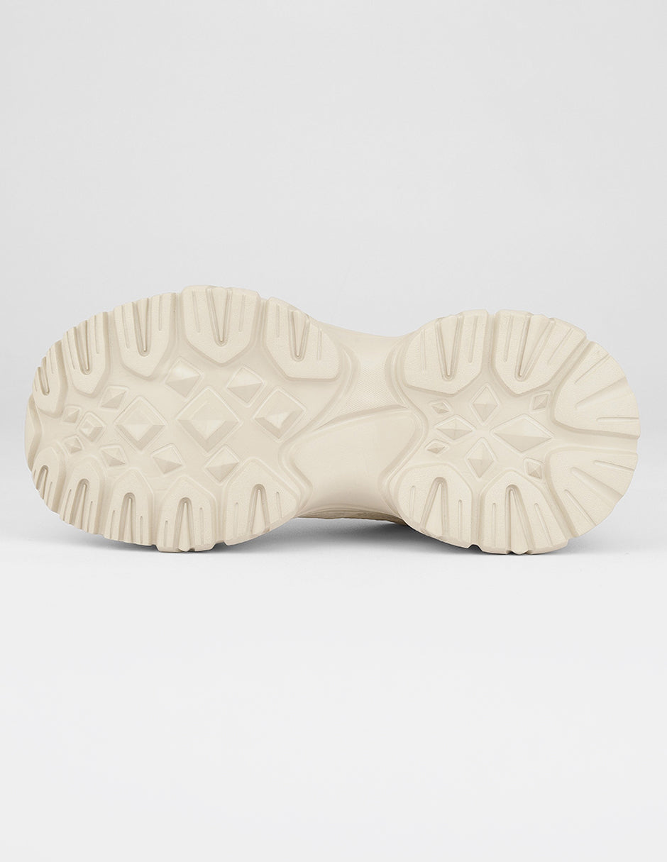 Tenis tipo deportivo  Highline en Textil – Beige