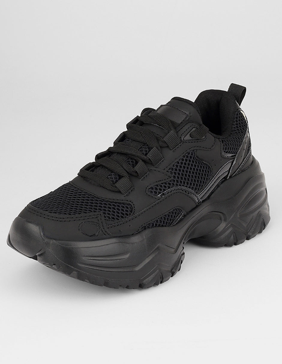 Tenis tipo deportivo  Highline en Textil – Negro