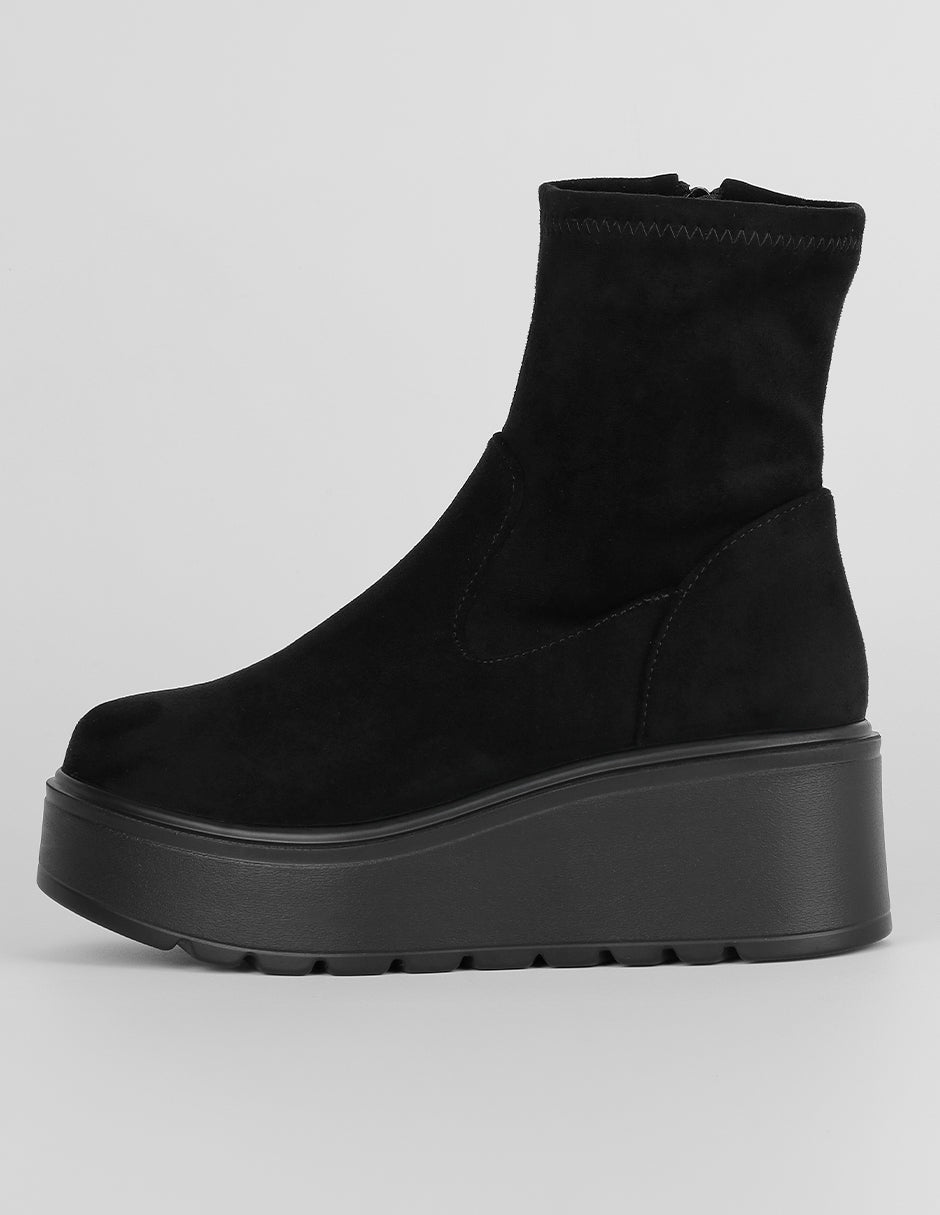 Botas casuales Exterior Gamuza Color Negro Para Mujer De RBCOLLECTION