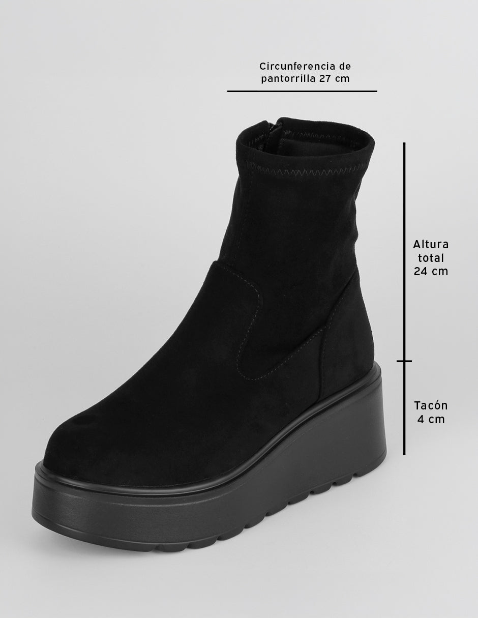 Botas casuales Osom en Gamuza – Negro