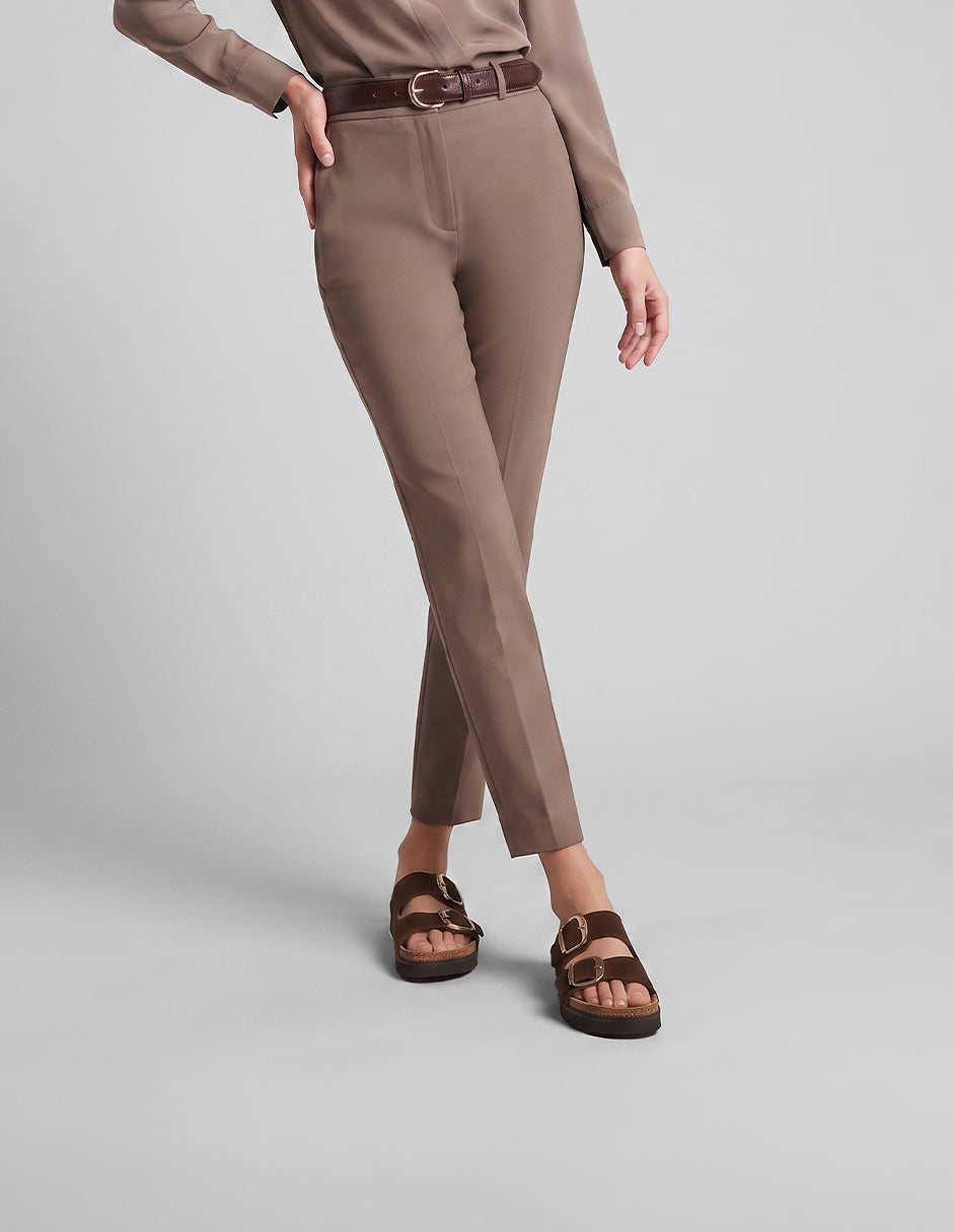 Sandalias de piso Yuri en Textil – Café