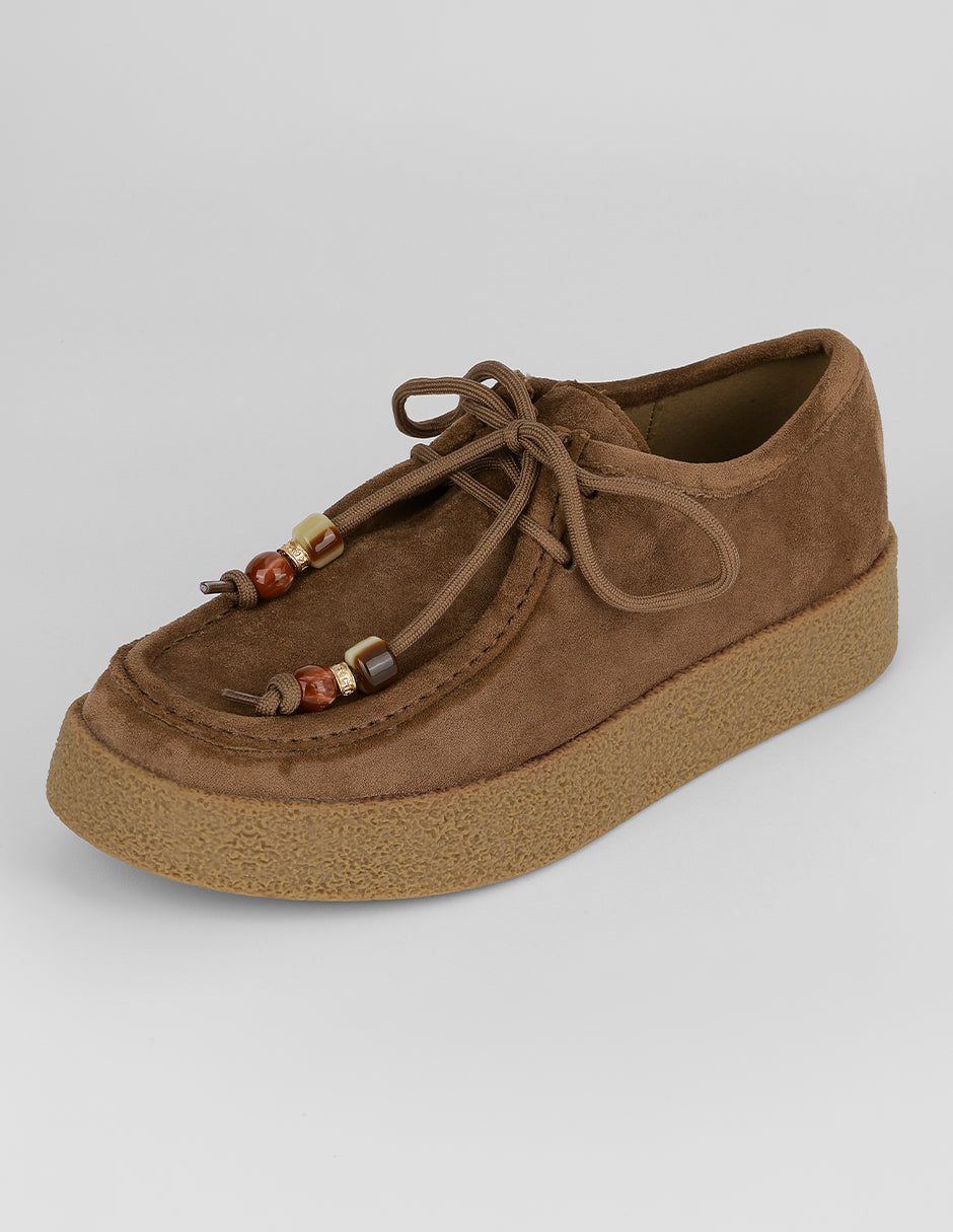 Zapatos de confort Comfy en Gamuza – Café