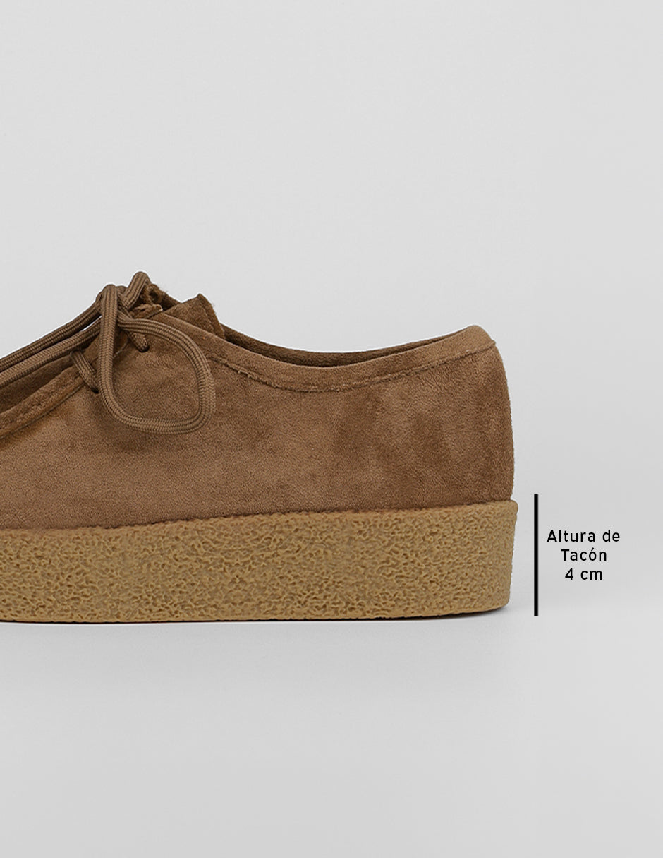 Zapatos de confort Comfy en Gamuza – Café