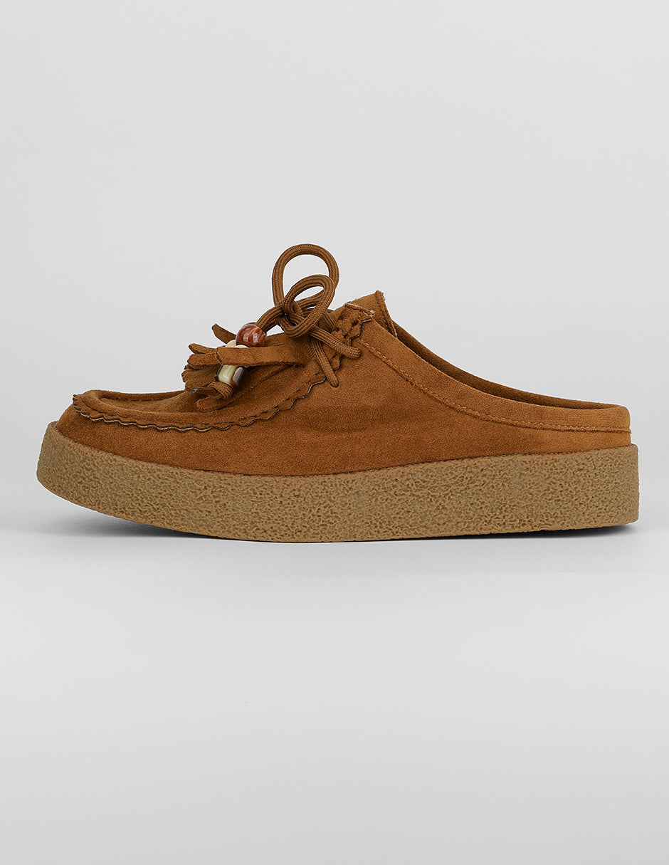 Alpargatas Exterior Gamuza Color Café Para Mujer De RBCOLLECTION