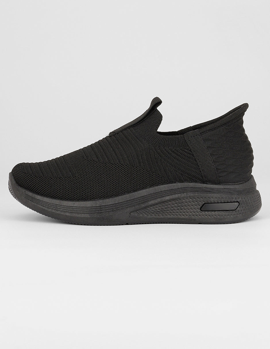 Zapatos de confort Exterior Textil Color Negro Para Mujer De RBBASICS