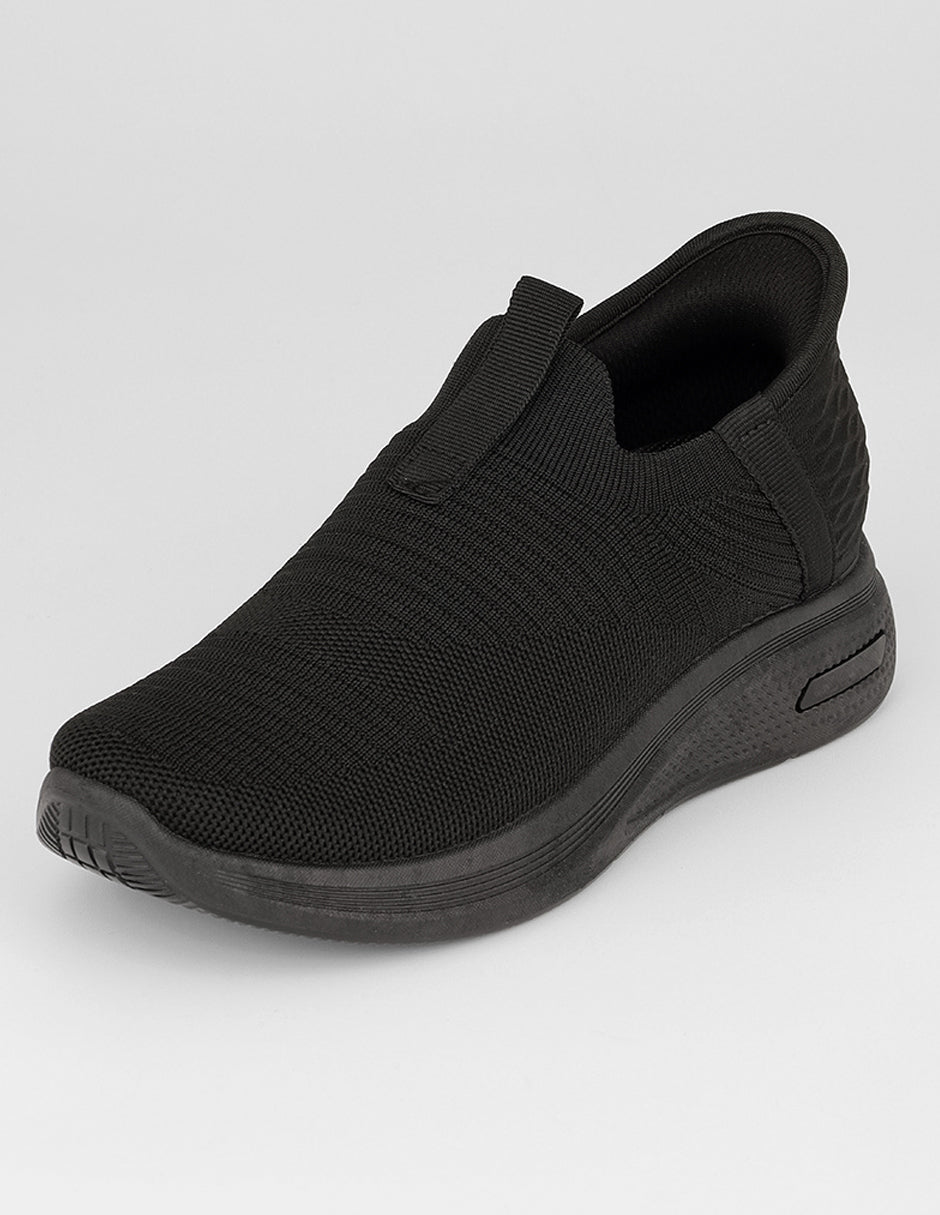Zapatos de confort Comfy en Textil – Negro