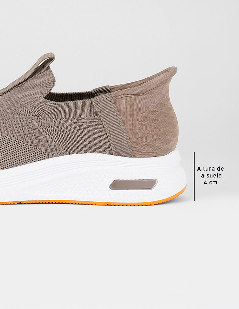 Zapatos de confort Comfy en Textil – Gris
