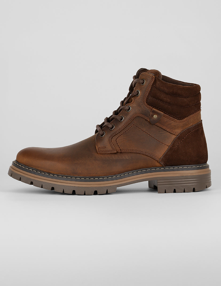 Botas casuales Exterior Piel Color Café Para Hombre De RBCOLLECTION