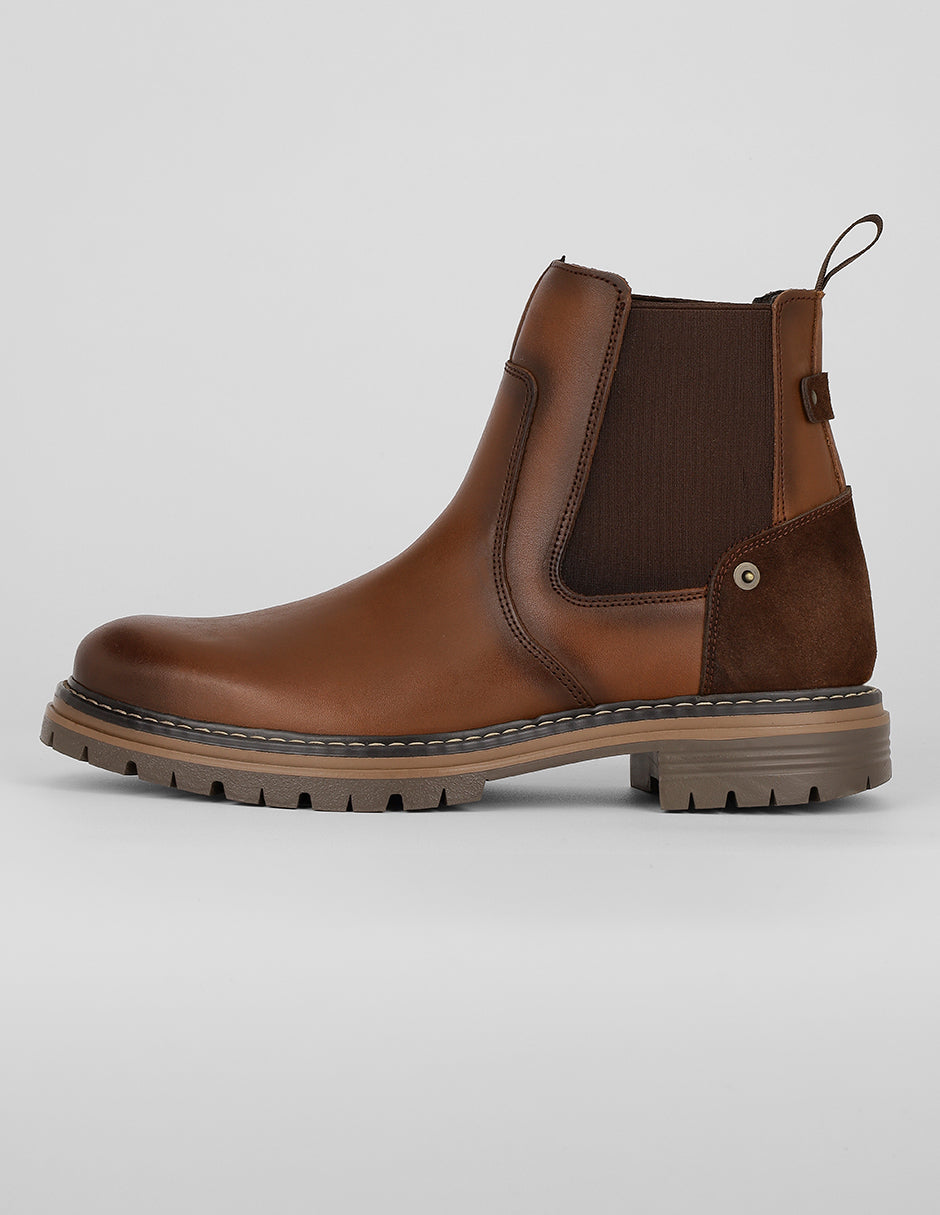 Botas casuales Hand made en Piel – Café