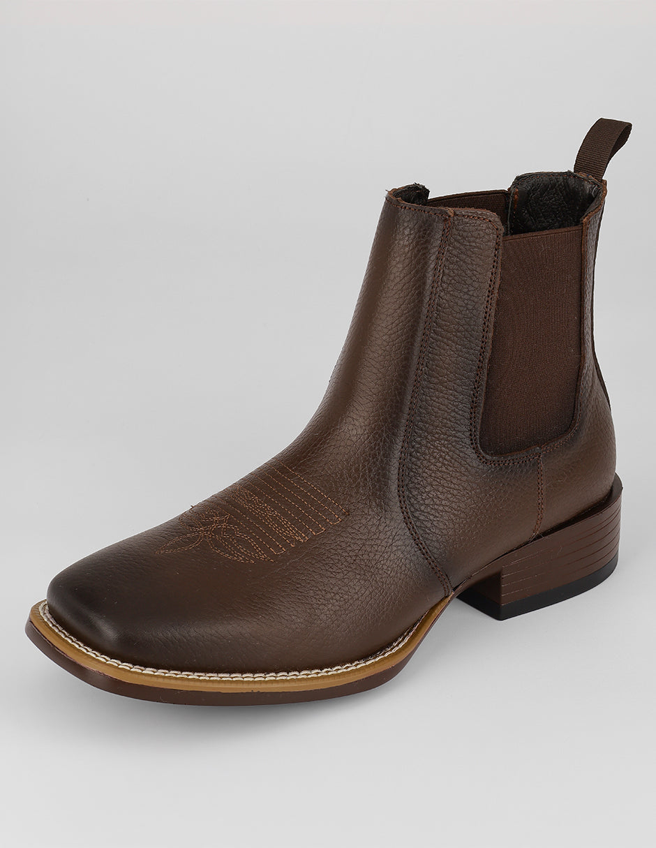 Botas casuales West en Piel – Café