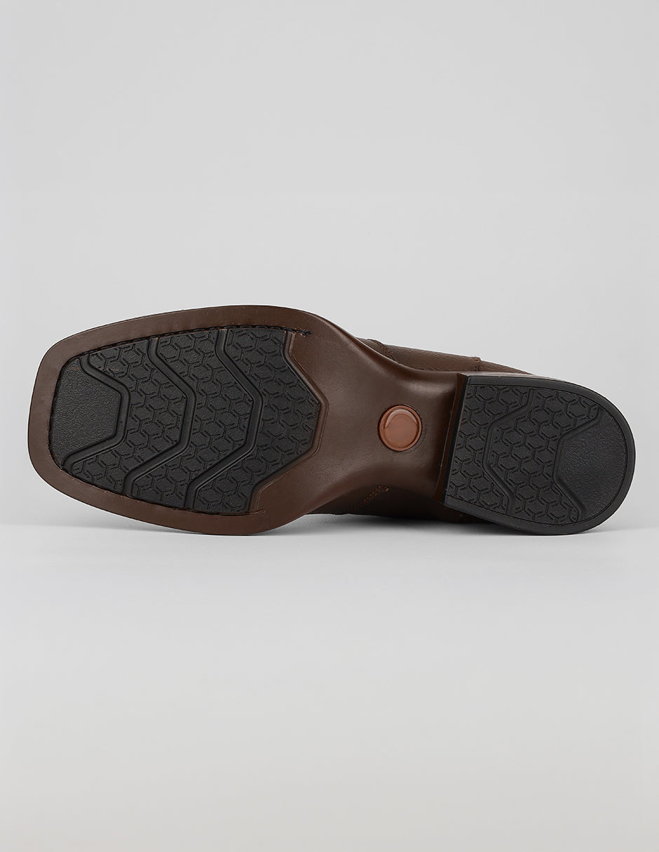 Botas casuales West en Piel – Café