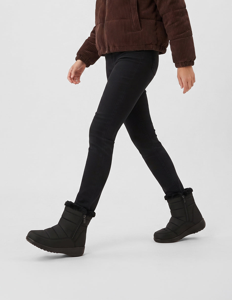 Botas casuales Bosqui en Textil – Negro