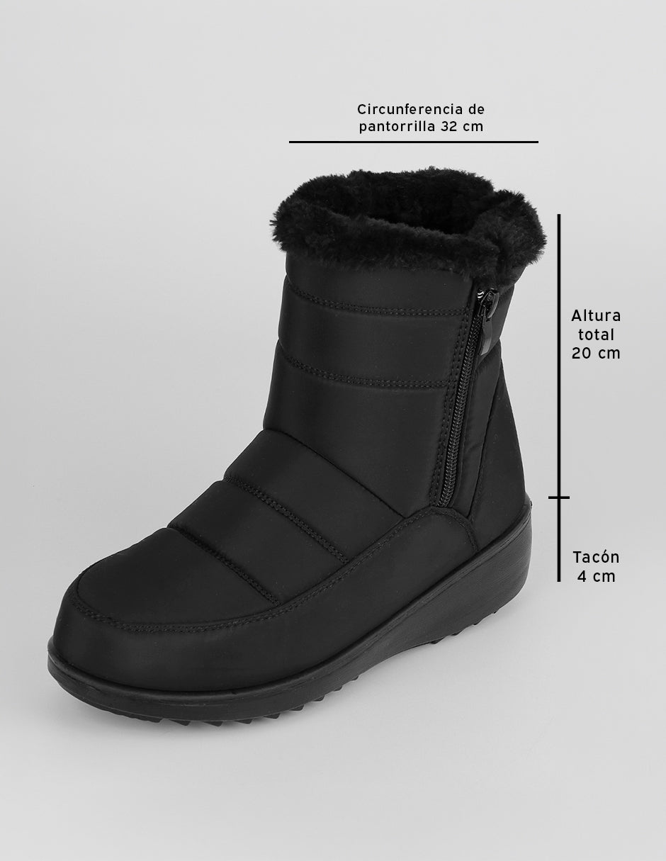 Botas casuales Bosqui en Textil – Negro