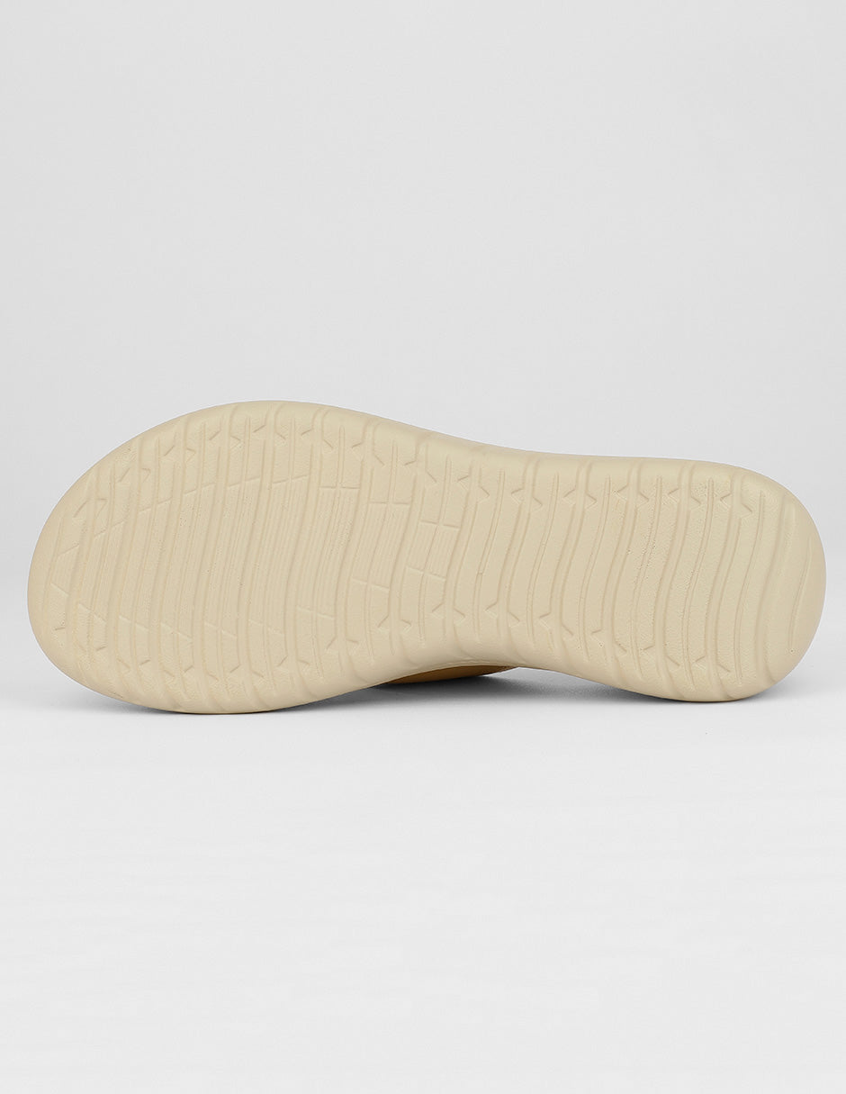 Sandalias con plataforma Naia en Piel vegana – Café