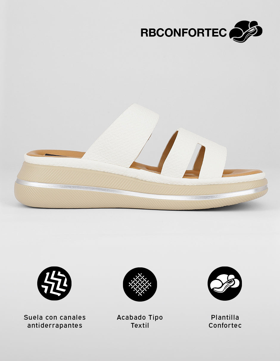 Sandalias con plataforma Hera en Sintético – Blanco
