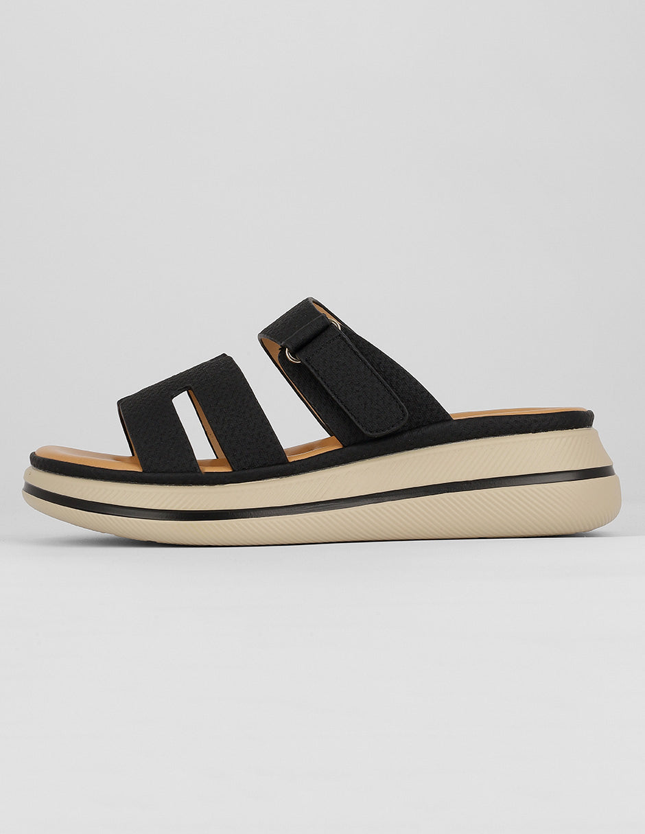 Sandalias con plataforma Exterior Sintético Color Negro Para Mujer De RBCOLLECTION