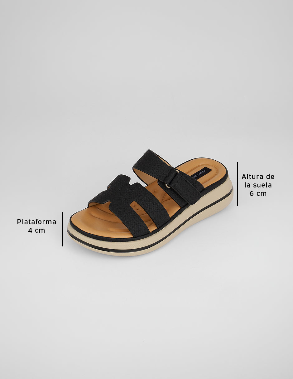 Sandalias con plataforma Hera en Sintético – Negro