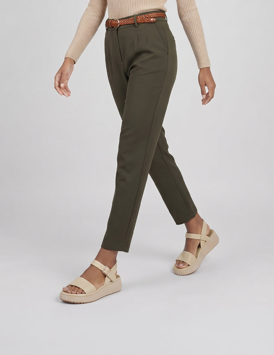 Sandalias con plataforma Naia en Sintético – Beige