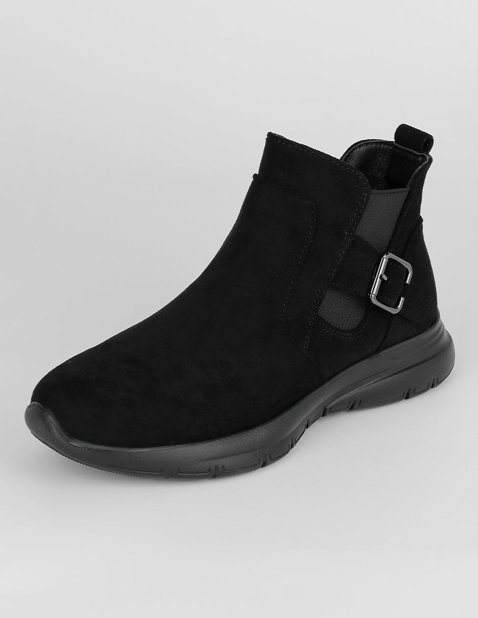 Botas casuales Bite en Gamuza – Negro