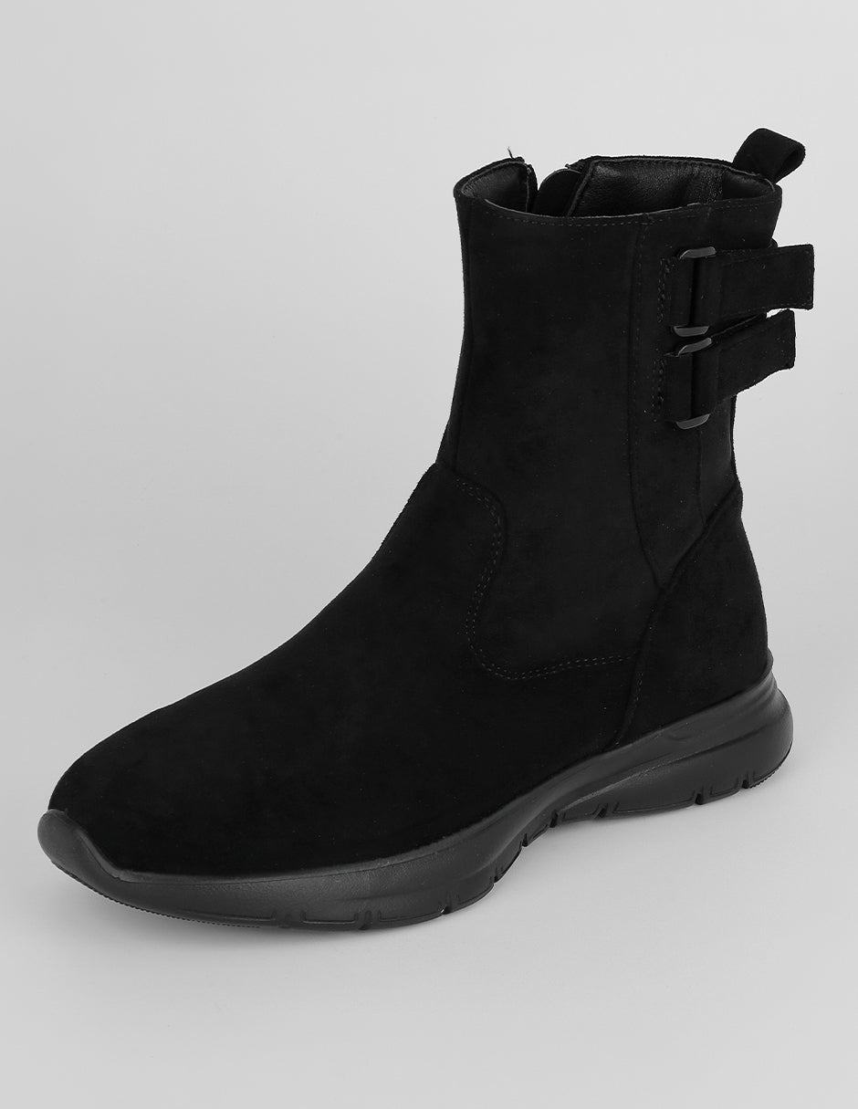 Botas casuales Bite en Gamuza – Negro