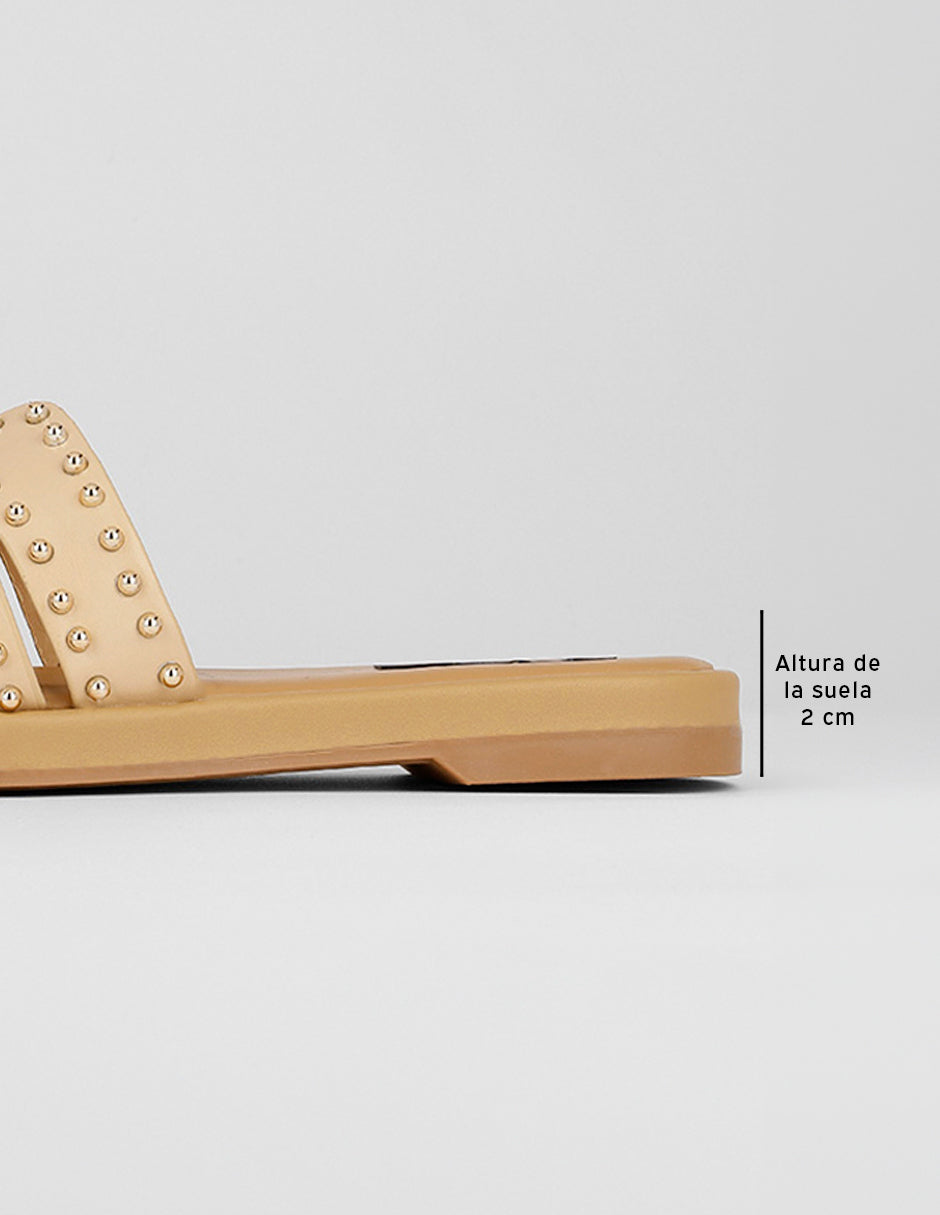 Sandalias de piso Glowm en Sintético – Beige