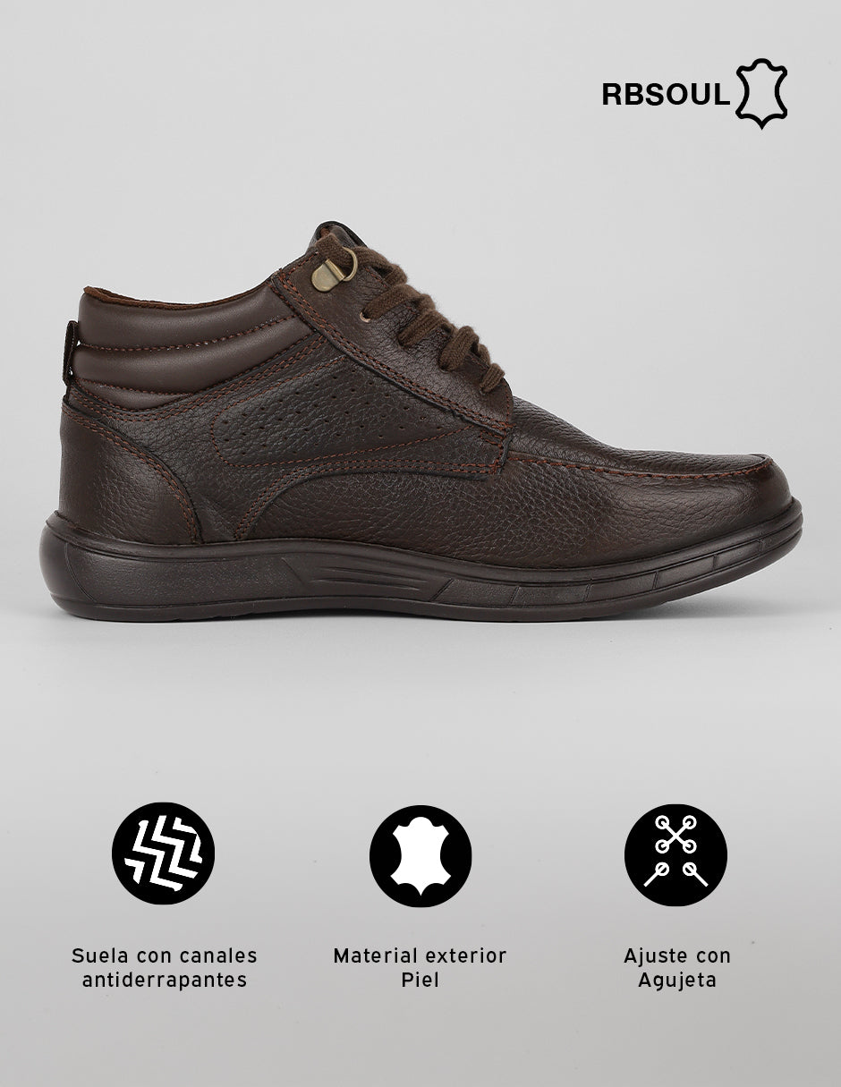 Botas casuales Hand made en Piel – Café