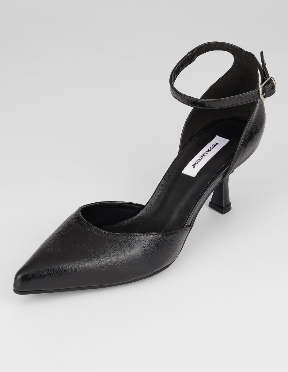 Zapatillas Cady en Piel vegana – Negro