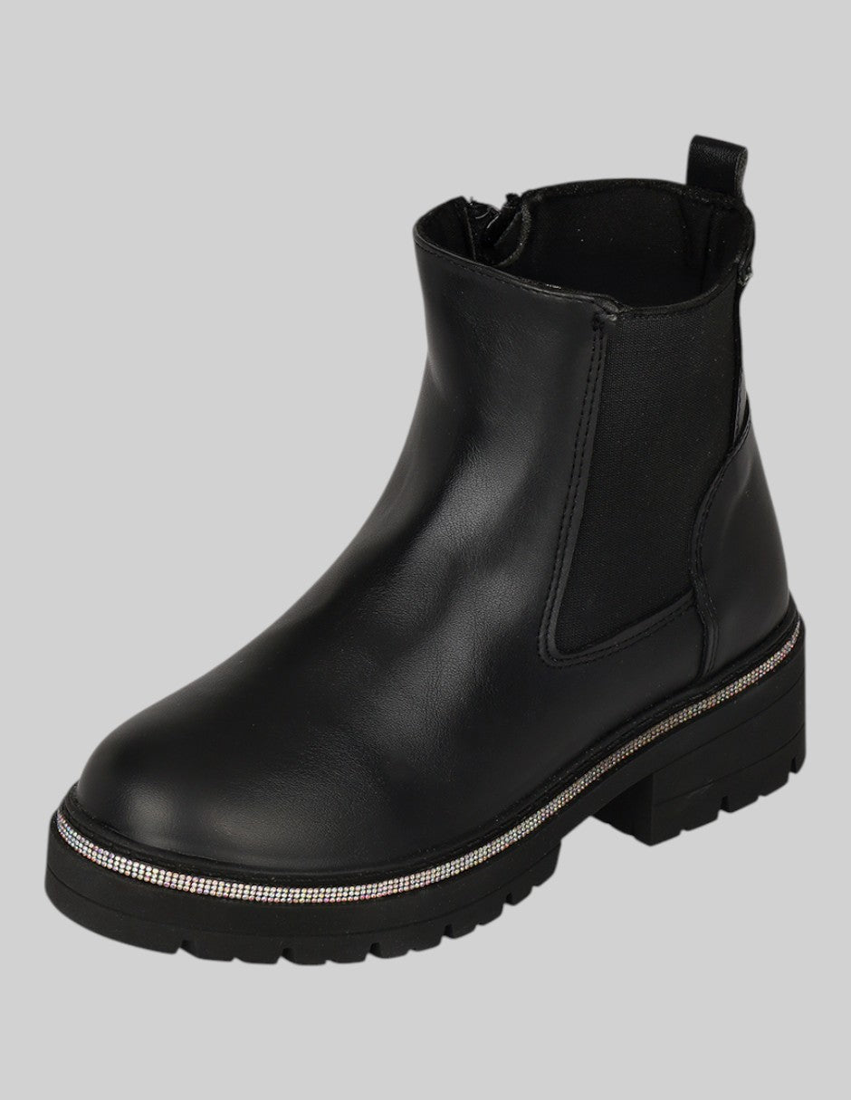 Botas Kids en Textil – Negros