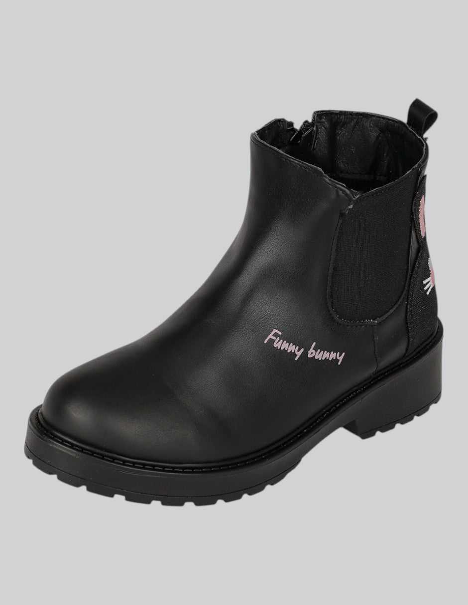 Botas Kids en Textil – Negros