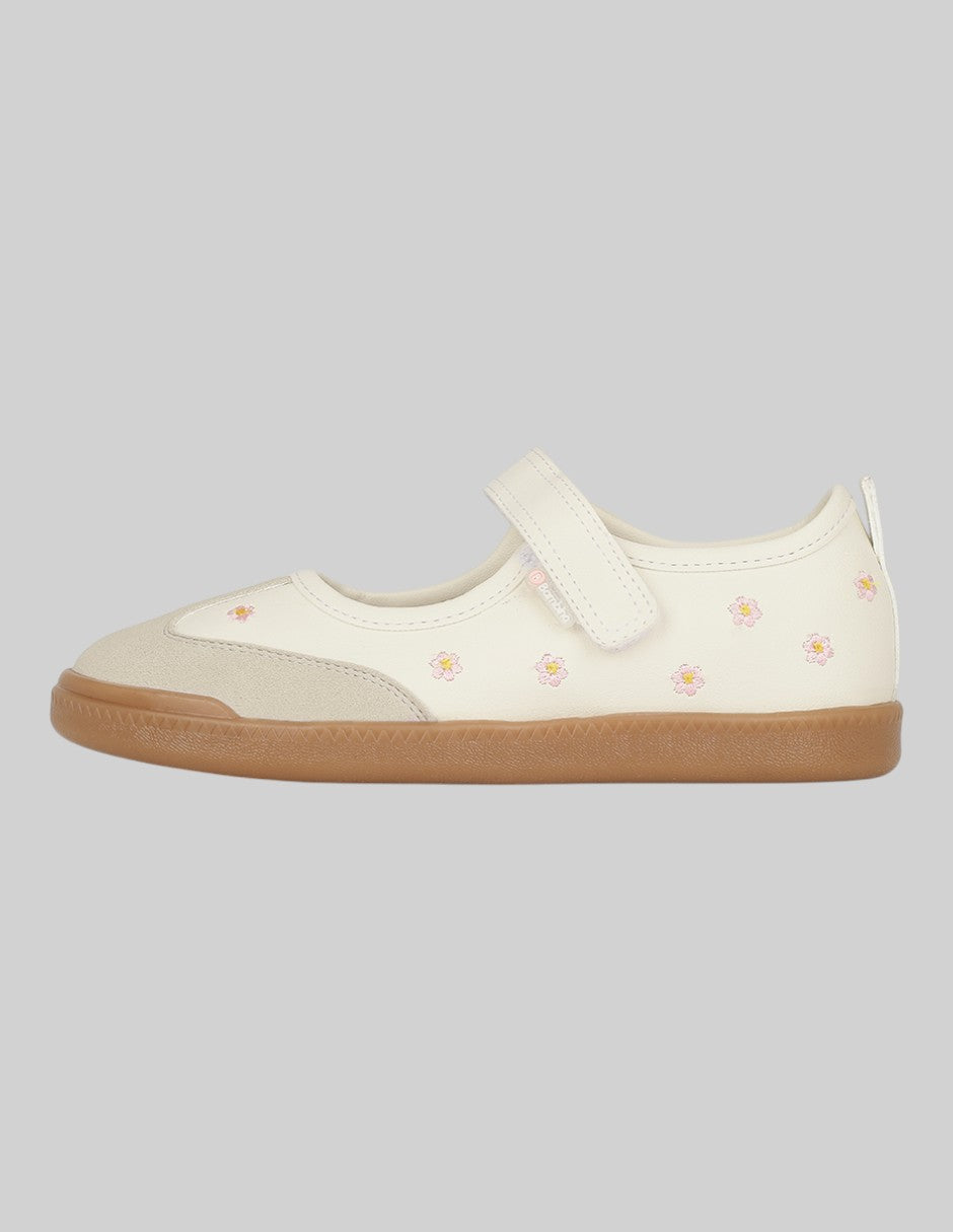 Tenis Exterior Sintético Color Beige Para Niña De RBCOLLECTION