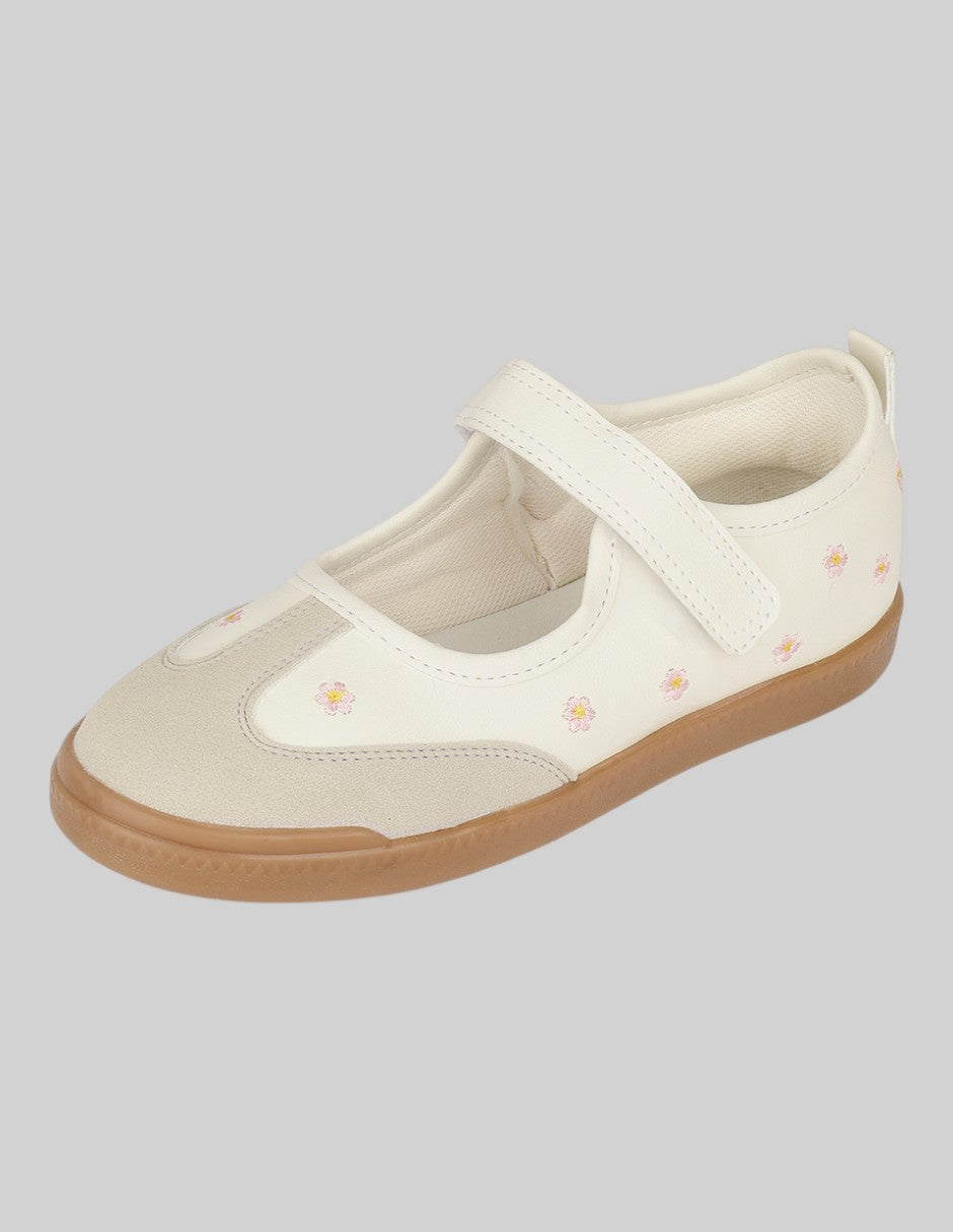 Tenis Kids en Textil – Beiges