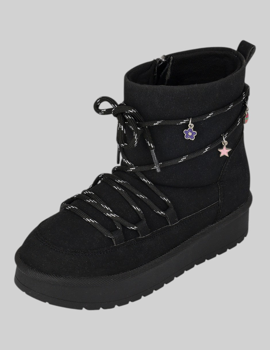 Botas Kids en Textil – Negros