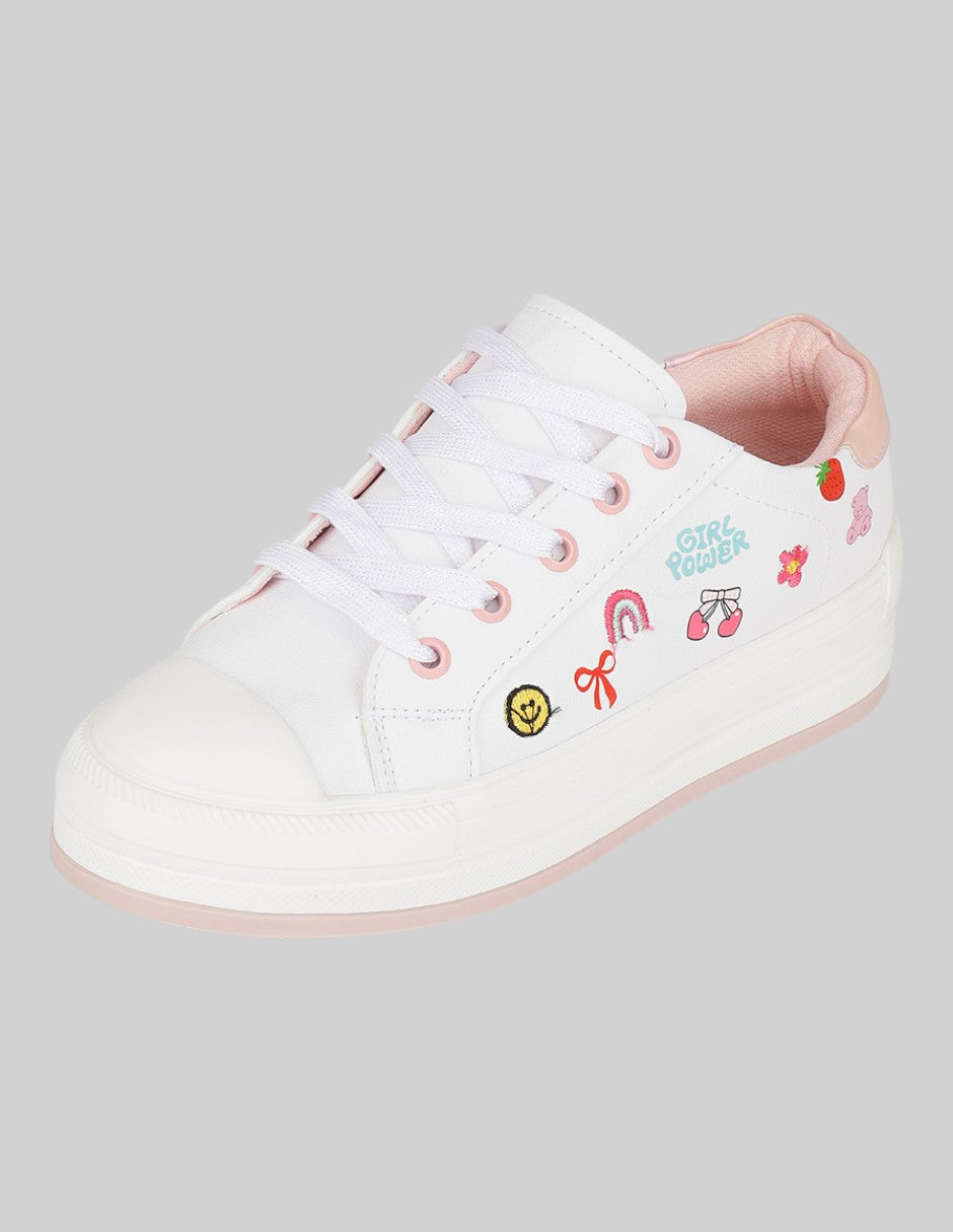 Tenis Kids en Textil – Blancos