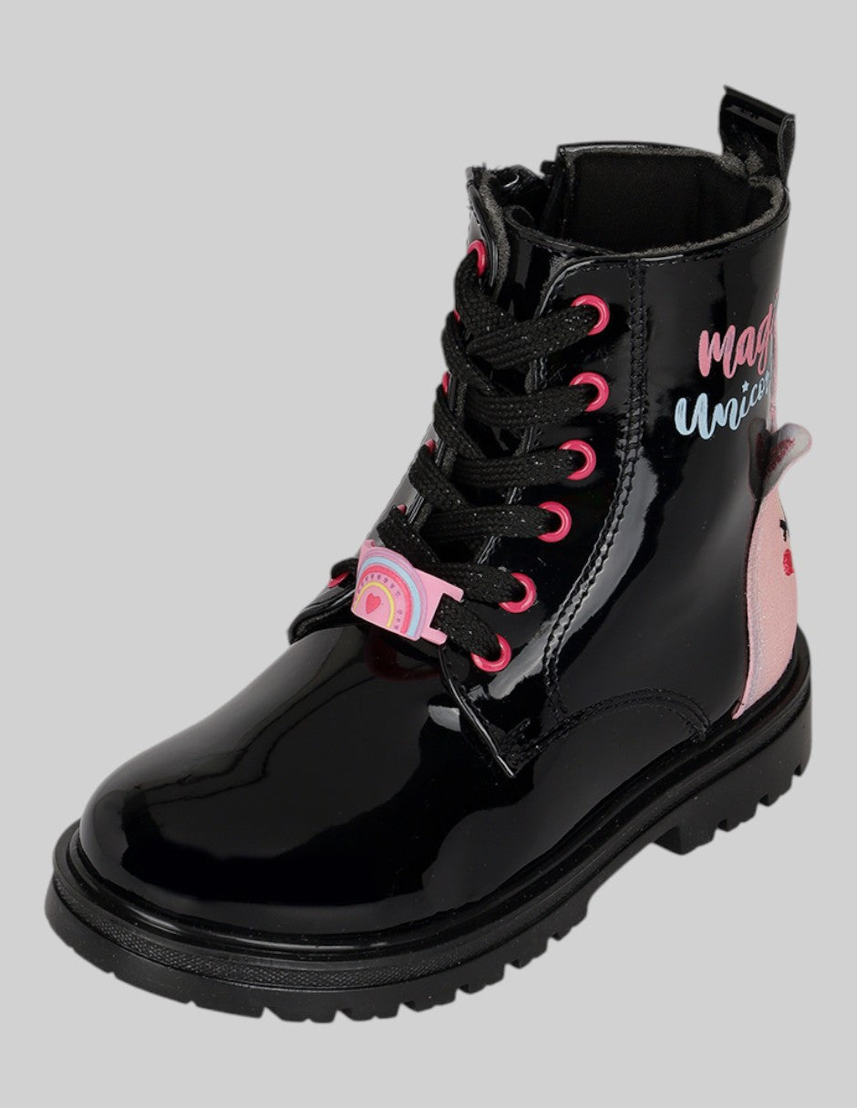 Botas Kids en Textil – Negros