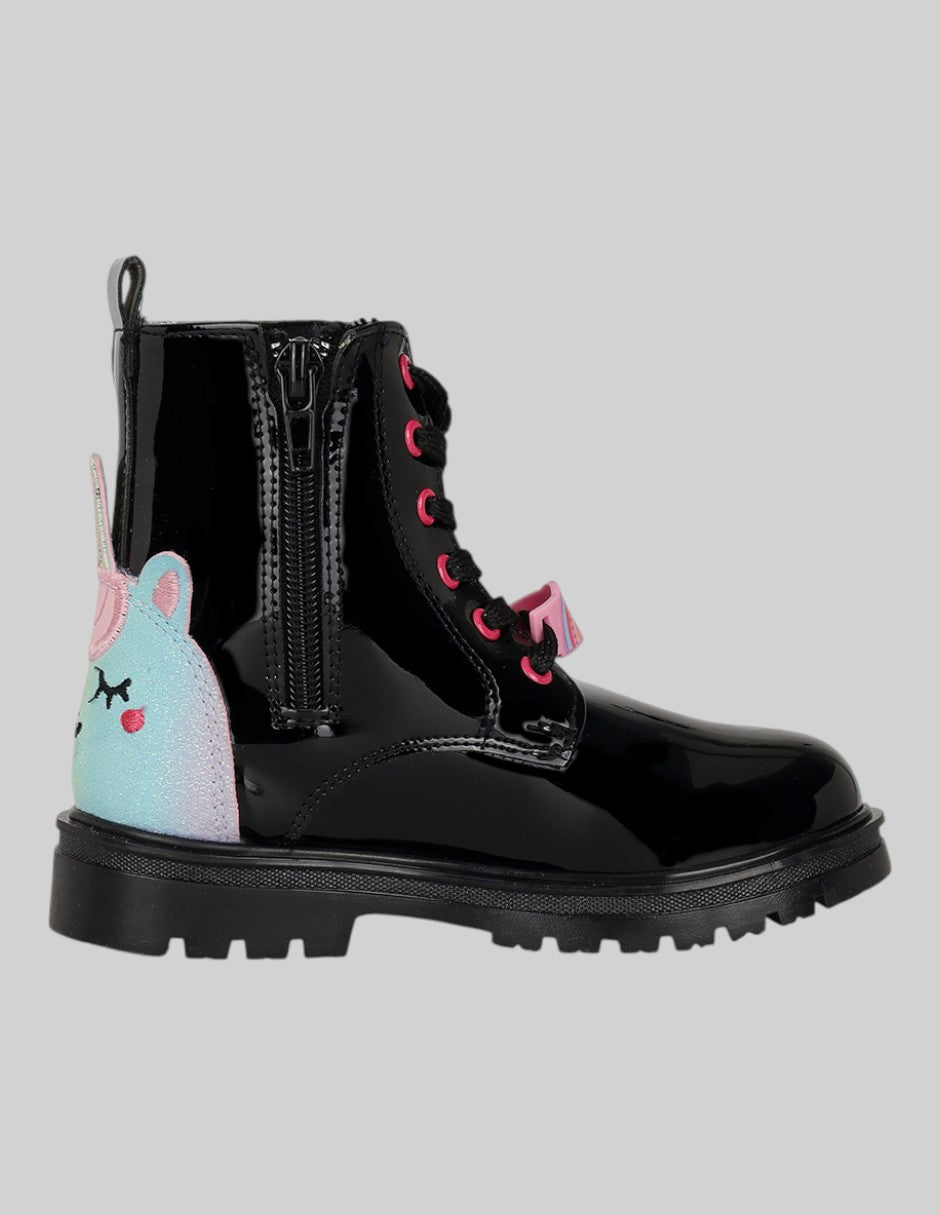 Botas Kids en Textil – Negros