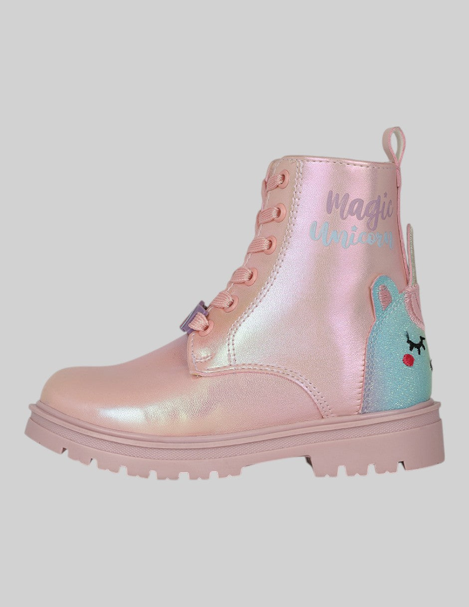 Botas Exterior Sintético Color Rosa Para Niña De RBCOLLECTION